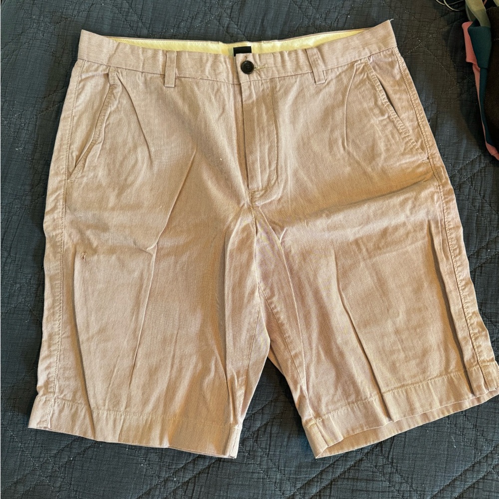 JCrew Men’s Club Short 33 Waist 10” Inseam Thin Stripes